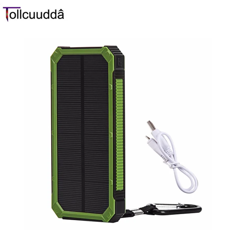 imágenes para 100% original tollcuudda dylh01 batería solar power bank 10000 mah cargador de teléfono portátil de doble uso interfaces impermeable básica imágenes para 100% original tollcuudda dylh01 batería solar power bank 10000 mah cargador de teléfono portátil de doble uso interfaces impermeable básica