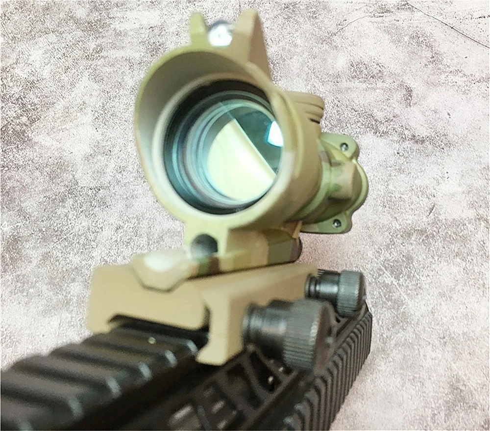 Trijicon T-eagle ACOG 1x32 оптические винтовки прицелы пятнистость красная точка M416 сетка с 20 мм креплениями прицел охотничья Оптика прицел