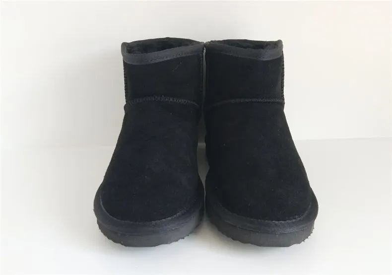 High Quality Snow Boots Women Fashion Genuine Leather Australia Womens High Boot Winter Women Snow Shoes botas mujer SIZE 3-12 -