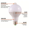 LATTUSO LED Bulb Motion Sensor Lamp 220V Led Bulb 9W E27 Sound+Light Auto Smart Led Infrared Body Lamp With Motion Sensor Lights ► Photo 3/6