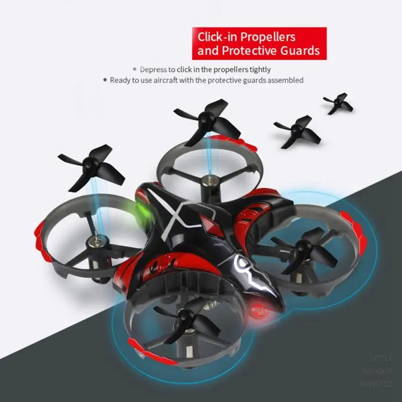 

JJRC H56 Mini Pocket RC Drone 2.4Ghz Infrared Gesture Induction Aircraft Toy 360 degree rollover Dual modes Mini Drone for kids