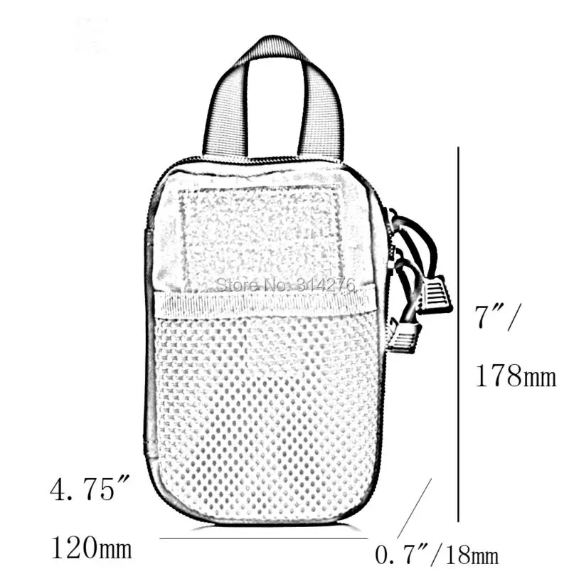 Тактический поясной Рюкзак Molle, медицинская аптечка emt EDC, сумка на ремне, карман для телефона, сумка-Органайзер EMT с петлей для ремня