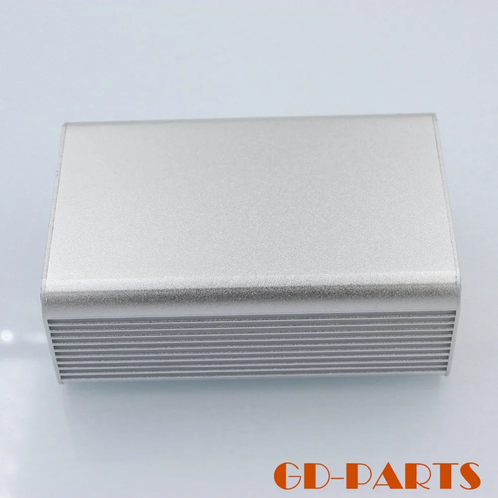 1 шт 118x80x45 мм Полный алюминиевый корпус Чехол усилитель шасси Hifi аудио DIY ящик для инструментов серебристый черный