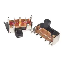 200 шт. 1P2T 2 ползунковый Переключатель положение 3 Pin DC50V 0.5A SK12F14