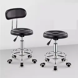 Регулируемые парикмахерские кресла гидравлический поворотный стул на роликах стул салон спа-Бар Кафе тату Массаж Лица Салон мебель
