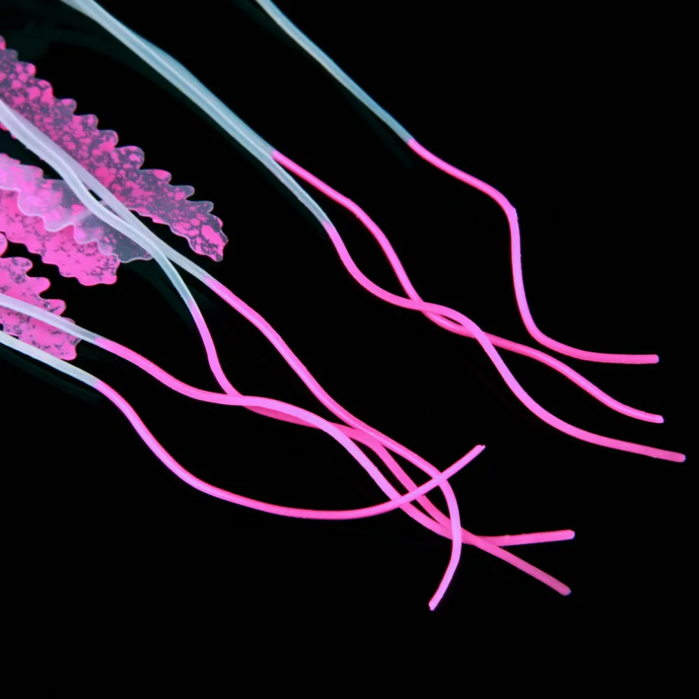 Силиконовая флуоресцентная пудра светящийся эффект искусственная имитация плавающая Медуза орнамент украшение аквариума