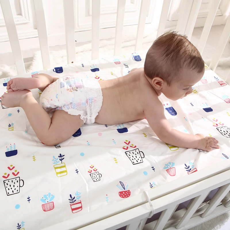 EGMAOBABY100 % хлопковое постельное белье для детской кроватки простыня мягкий матрас