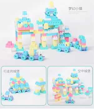 

100/300pcs Building Blocks Compatible With all brand Duploed Brick Toys For Children Gifts