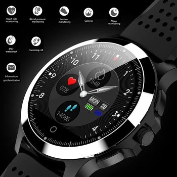 

Smart Watch ECG+PPG Heart Rate Monitor Fitness Tracker Smart Wristband IP67 Waterproof Smart Band Men Smartwatch Leather Watch