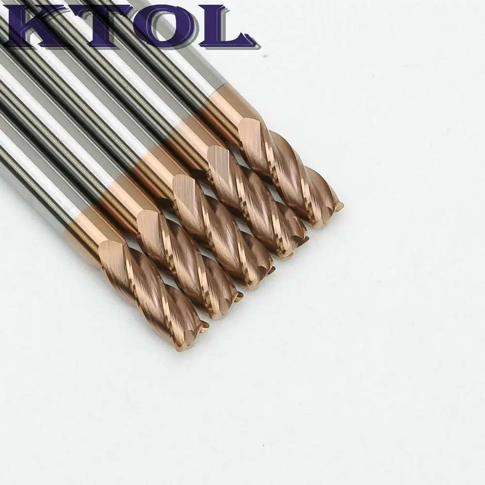 4*10 мм 4 Флейта Угловой радиус Концевая фреза Карбид CNC инструменты R0.5