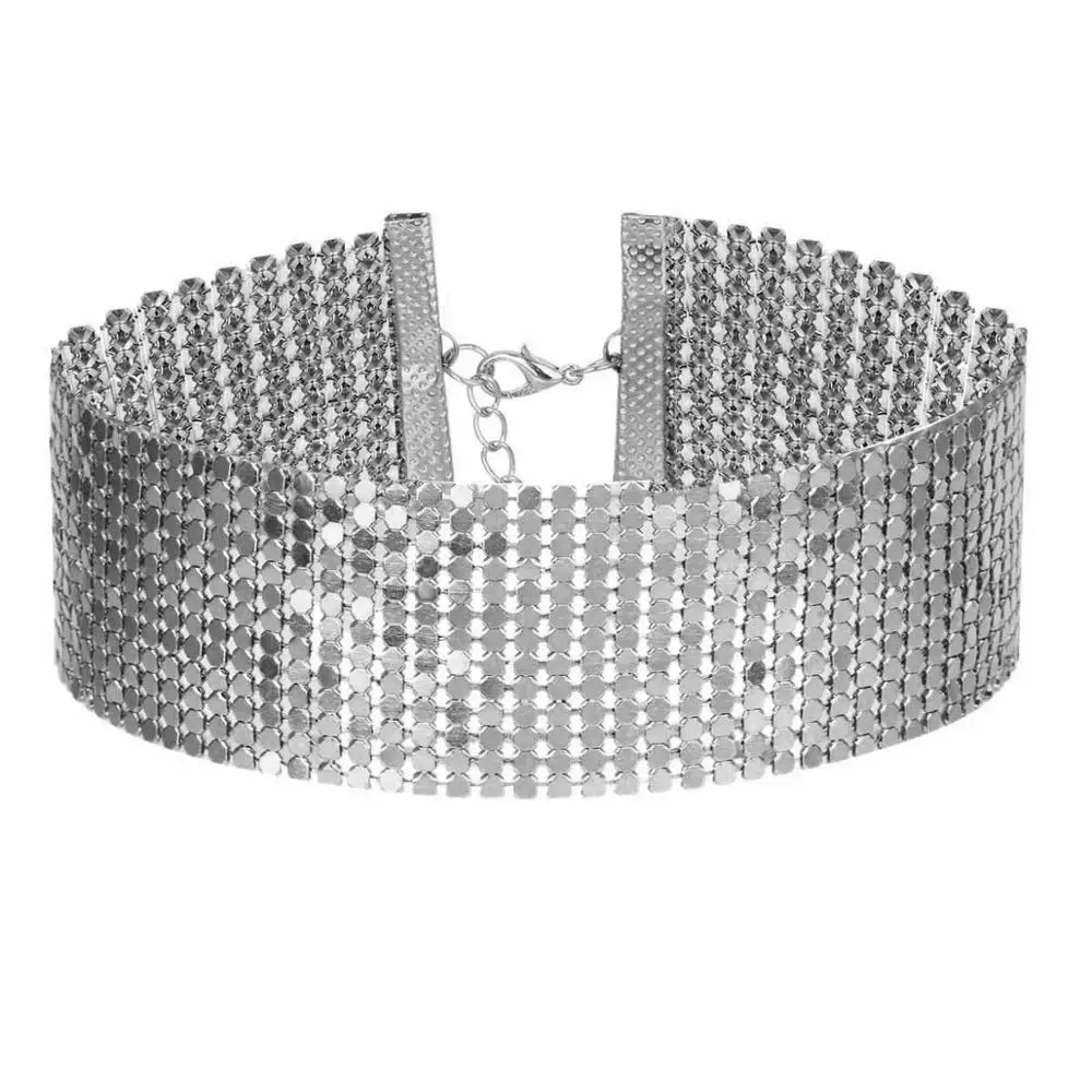 Новые женские шикарные шишки Ширина 3,5 см воротник ожерелье колье s украшения на день рождения, свадьбу Чокеры Ketting NR3660-NR3662 - Окраска металла: NR3660
