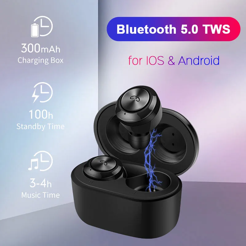 

Bluetooth 5.0 Earphone For redmi note 7 Wireless Bluetooth Headset Sports Earbuds Earphones with Mic Headset For iphone X Xiaomi
