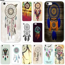 Для iPhone 6 6 S 7 8 плюс 4 5 5S 5C SE X Coque Fundas оболочки моды Ловец снов boho Племенной мягкие ТПУ силиконовый чехол для телефона чехол