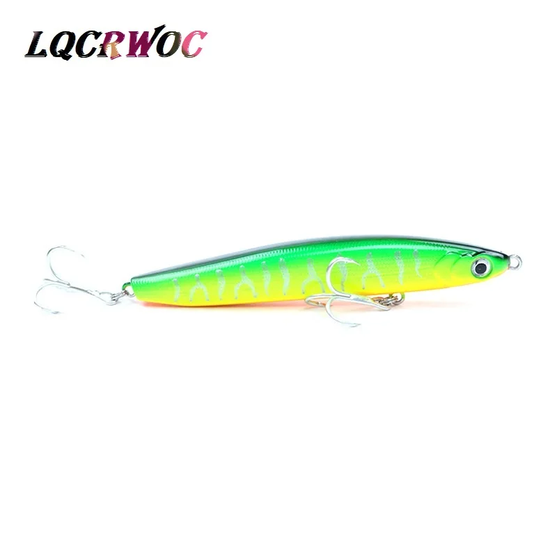 قلم رصاص إغراء 12g17g 7.5 9.5 cm باس الصيد السحر أسماك wobblers pesca إيسكا الاصطناعي تهزهز الصعب غرق بايك الطعم الهائل plopper