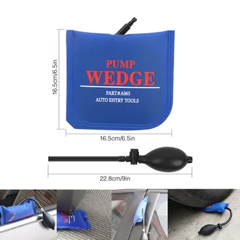 

Car Repair Tools Locksmith Pump Wedge Auto Air Wedge Air bag Lock Pick Set Open Car Door Lock Opening Tools