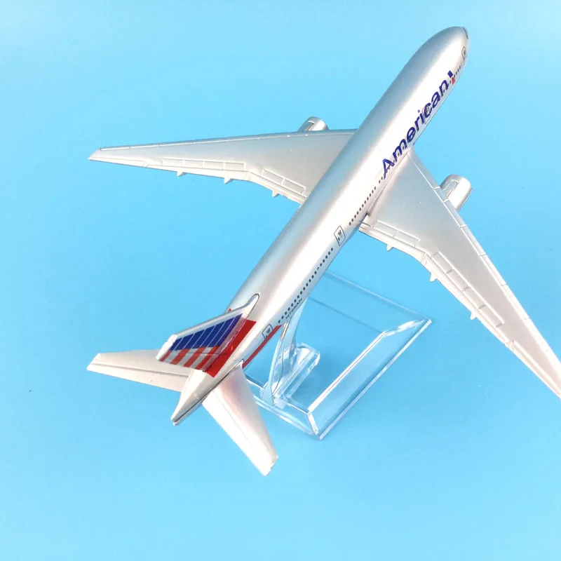 Бесплатная доставка American Airlines Боинг 777 16 см сплав металла модель самолета ребенку подарок на день рождения самолет модели игрушки для детей