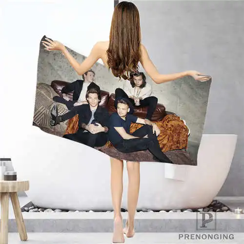 Face or Bath Towel На заказ one_direction(1) тряпка для ванной комнаты полотенце s полотенце для лица/банное полотенце для душа Размер s 33x74 см/72x143 см#18-12-17-05-230 - Цвет: Face or Bath Towel