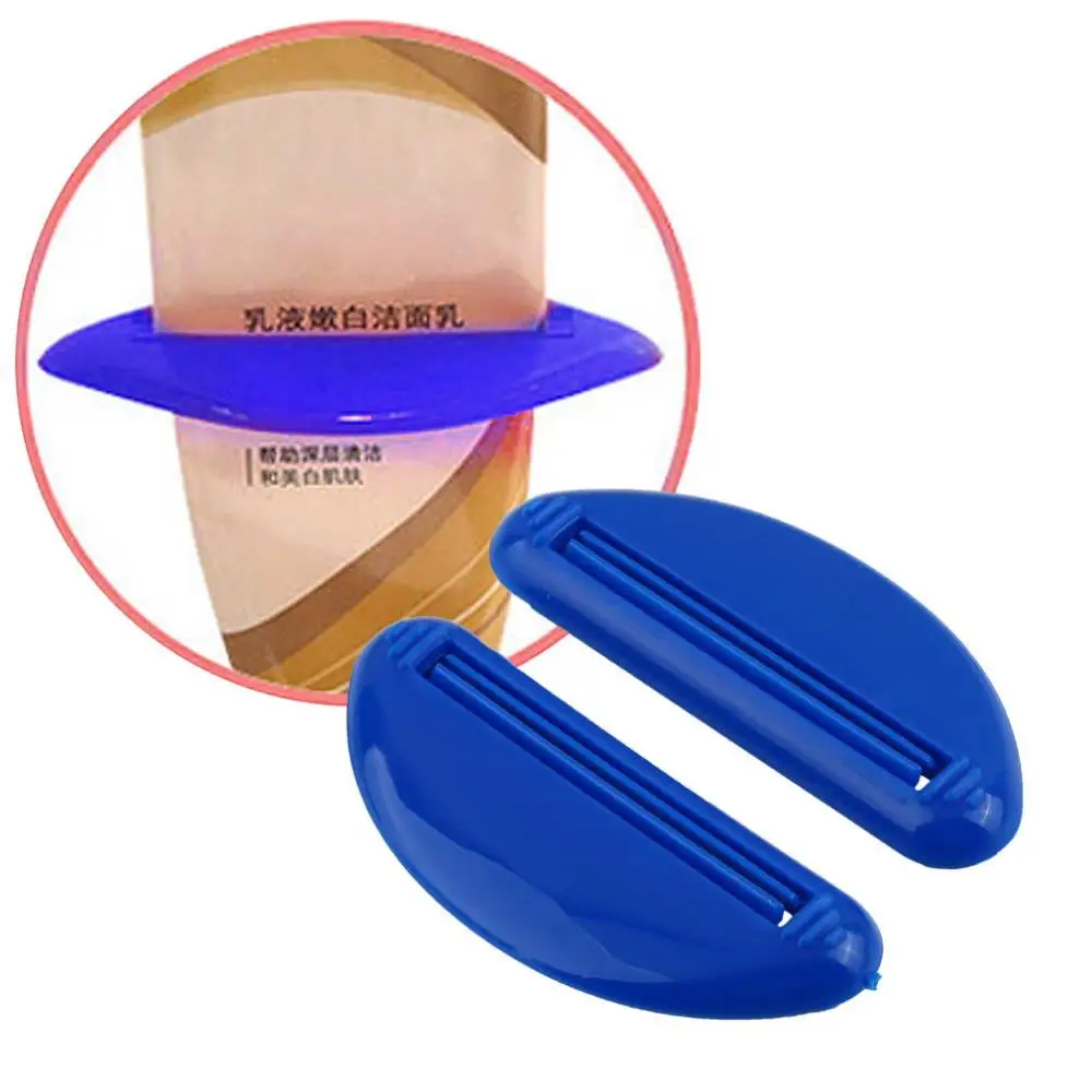 

2PCS Toothpaste Squeezer Squeeze Tooth Paste Tube Cosmetics Cleanser Extruder Clamps Toothpaste Dispenser Toothpaste Clip