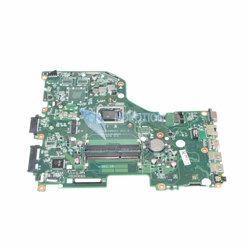 

NOKOTION DA0ZRZMB6D0 NBMW911002 NBMW9110026 For acer aspire E5-522 laptop motherboard A10-8700P Mainboard Works