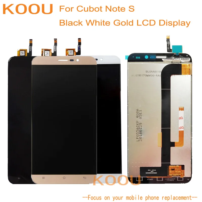 

LCD Display For Cubot Note S Touch Screen Dightizer Assembly Replacement For Cubot Note S Mobile Phone Display