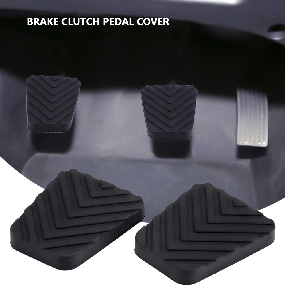 Brake Clutch Pedal Pads 1 Pair High Strength Auto Brake Clutch Pedal Rubber Pad for Hyunda Accen t Tucso n Tiburon Elant Genesis Coupe 3282536000