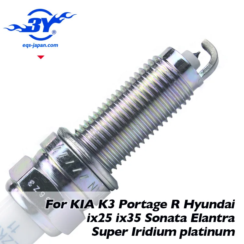

1PC SILZKR7B11 9723 Car Spark Plugs For KIA K3 portage Hyundai ix25 ix35 SONATA Elantra iridium Super SILZKR7B-11
