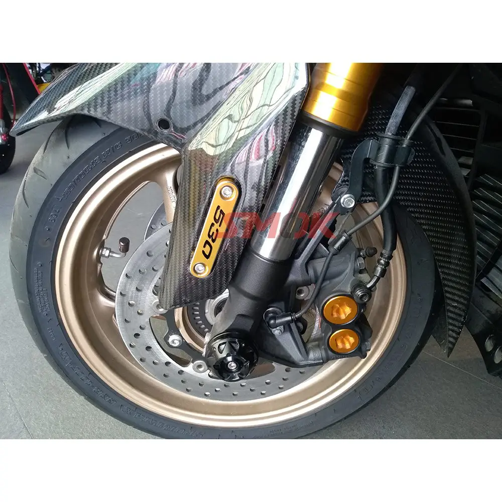 Motorcycle CNC Aluminum Alloy Front Axle Coper Plate Decorative Cover For Yamaha Tmax 530 TMAX530 T-MAX 530 2015 2016 (17)