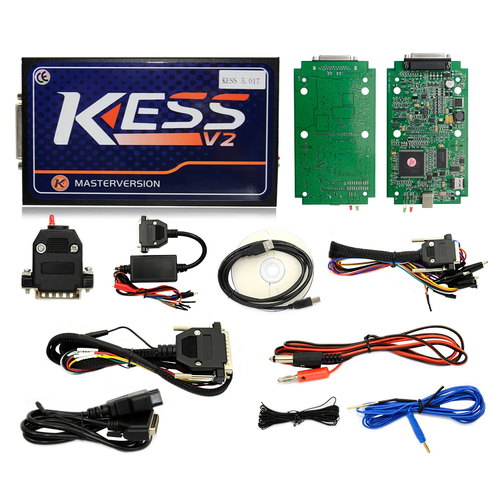 Онлайн EU Red Kess V5.017 V2 5 017 OBD2 набор для настройки менеджера KTAG V7.020 No Token K TAG 7 020 Master V2.23