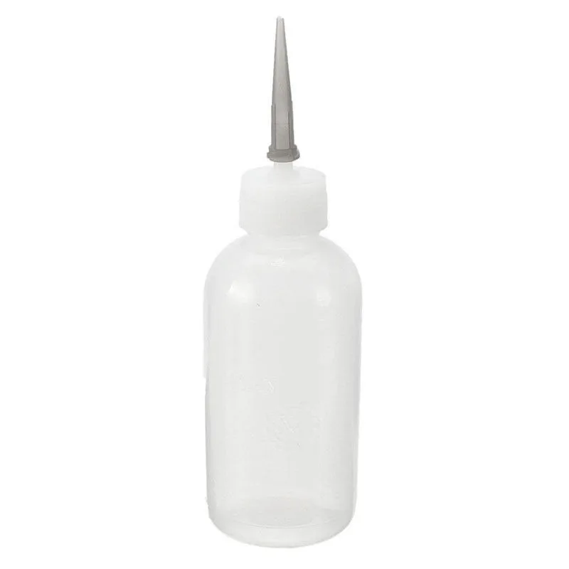 5x50ml Plastic Squeeze Bottle Condiment Dispenser Ketchup Mustard Sauce Clear US