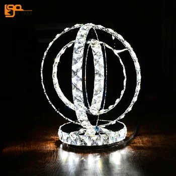 

new creative design crystal table lamps modern lighting for living room LED fixtures
