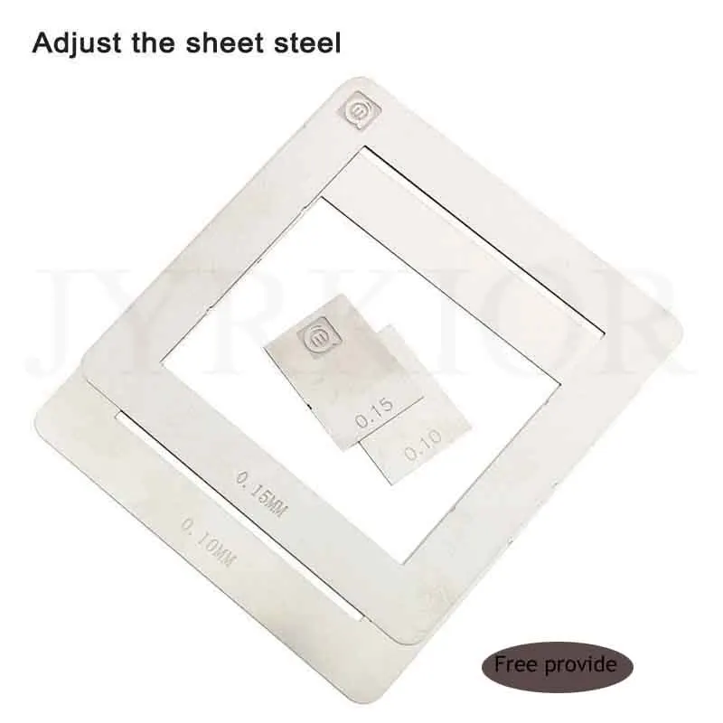 IC Reballing Stencil 0.15MM EMMC EMCP UFS BGA153 BGA162 BGA169 BGA254 Reballing Stencil Plant Tin Steel Net