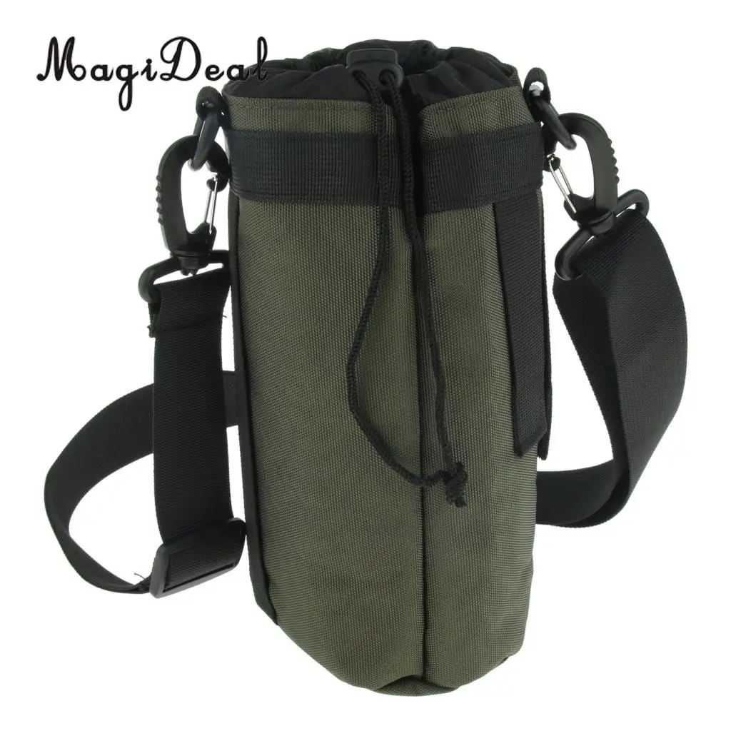 2pcs Molle 1.5L Water Bottle Holder Carry Pouch Sleeve Bag for Cycling Camping Hiking Trekking Travel