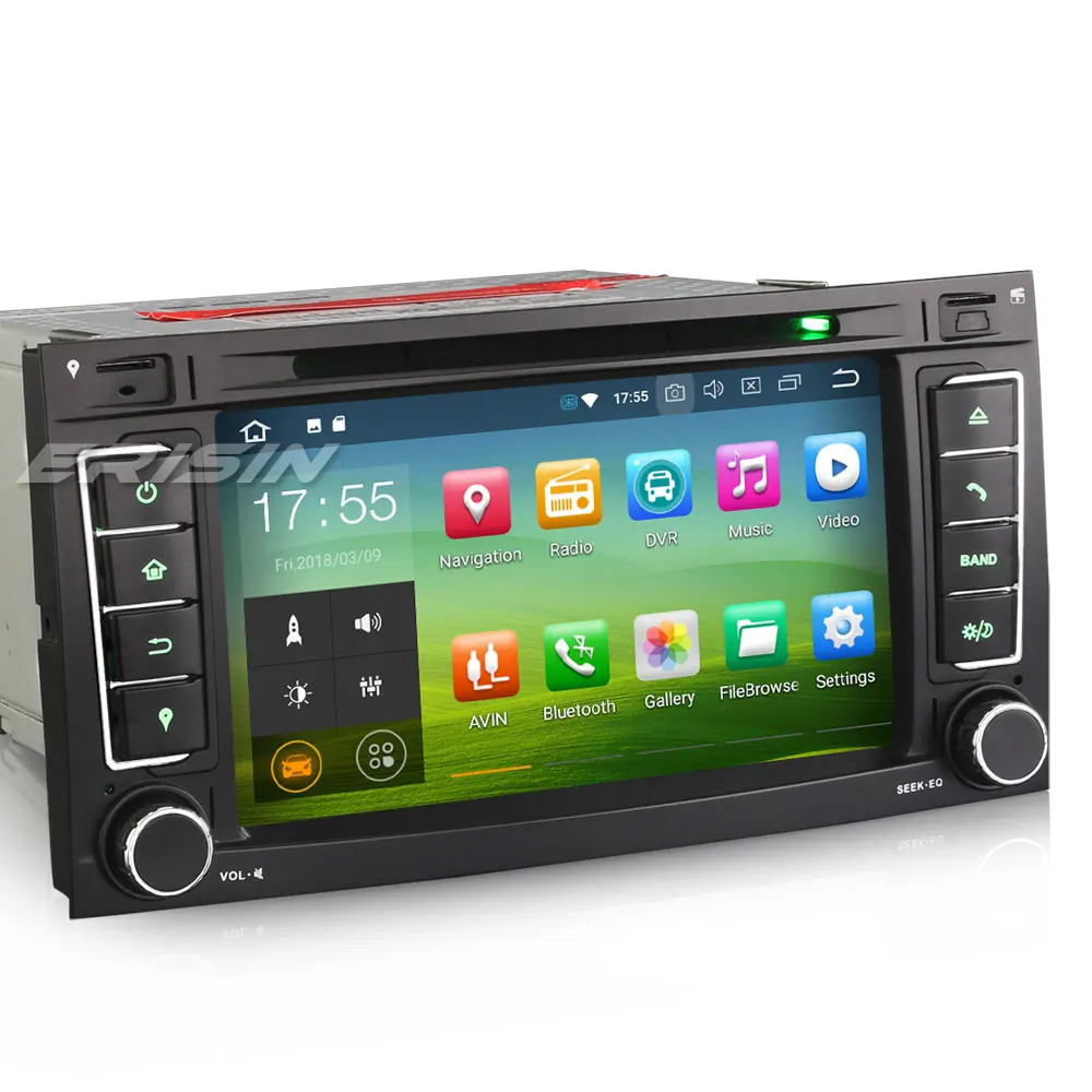 Clearance Erisin ES7856T 7" Android 8.0 Car DVD Player Octa core 4G RAM  DAB+ DVR Bluetooth Canbus for  TOUAREG 1