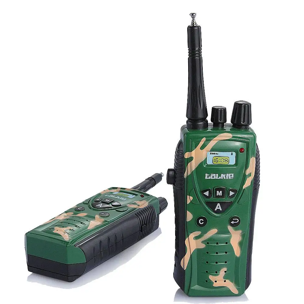 2018 Новый 2 шт. творческих детей военные камуфляж Walkie Talkie Ручной Портативный Walkie Talkie игрушка для детей подарок на день рождения