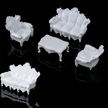 

1 Set Dollhouse Furniture Toys Sofa Piano Table Miniature Furniture Sets For Doll House Family Accessories Kids Gift Toys