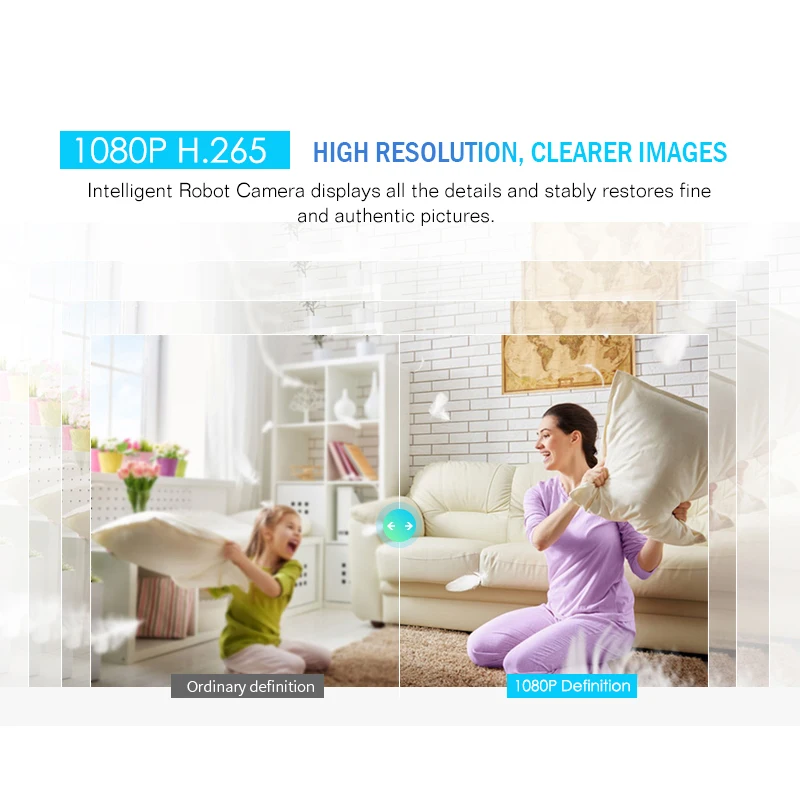 Wistino WiFi CCTV 1080 P IP камера H.265 видеонаблюдения Безопасность Видео Беспроводная