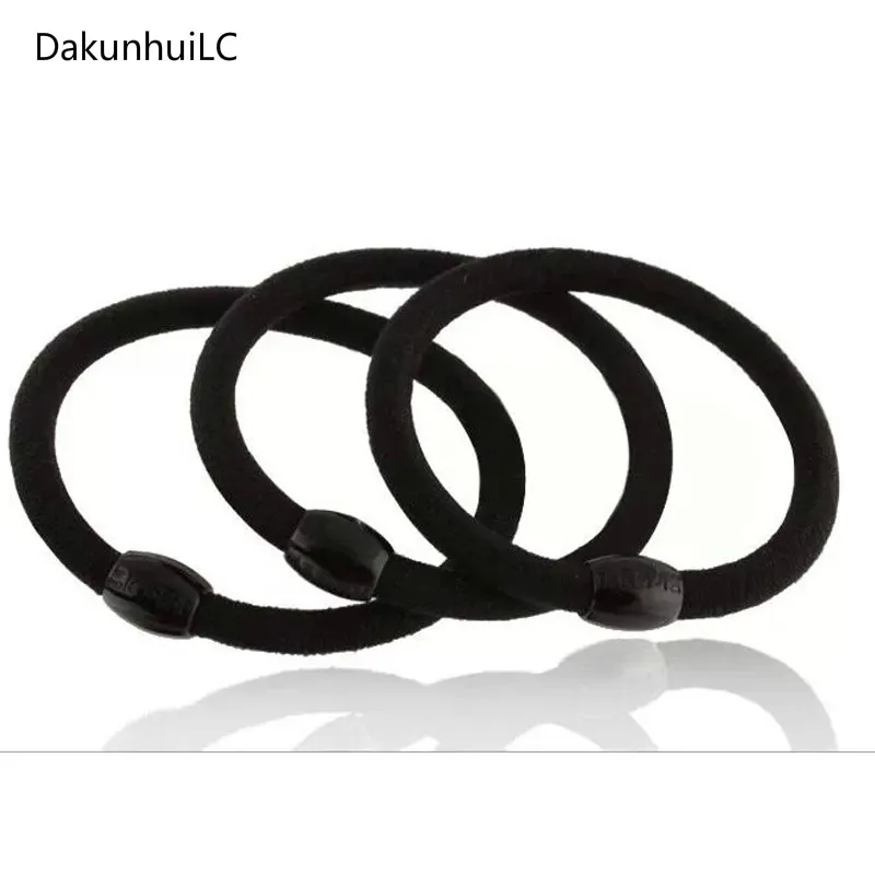 

1Pc Black Women Girls Headwear Elastic Hair Bands Ponytail Holder Hair Ties Ring Hairband Elastic Scrunchy Hair Accessories