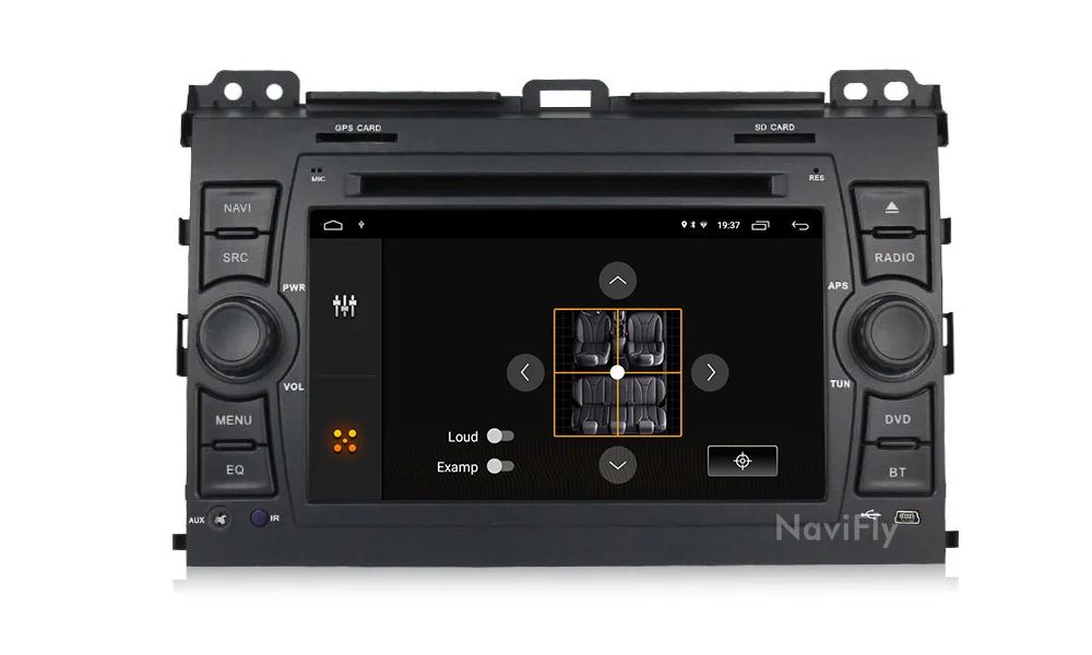 Sale 2din 2+32G Android 9.1 Car dvd radio aduio player GPS Navigation for Toyota Land Cruiser Prado 120 2003-2009 WIFI RDS FM USB SD 17