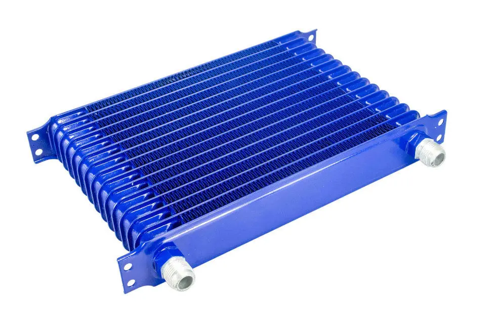 WLR RACING-BLUE Универсальный 15ROW 10AN-10AN Универсальный Масляный радиатор двигателя TRUST Тип WLR5115B