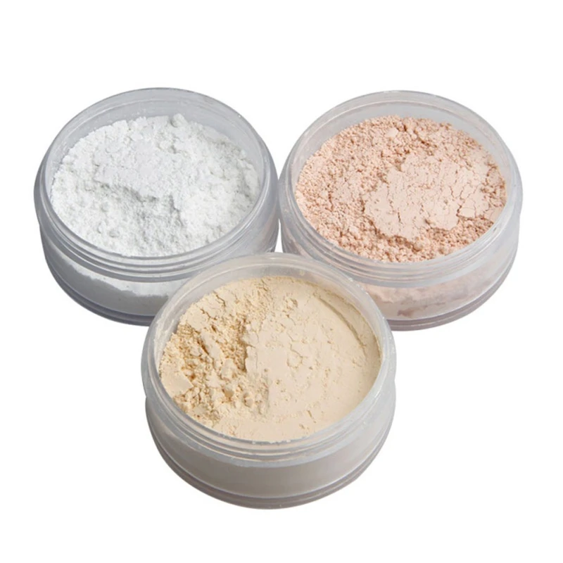 

1pcs Brighten Loose Powder Concealer Finish Powder Face Loose Powder Translucent Smooth Setting Foundation Makeup