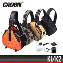 Caden водостойкая дорожная маленькая плечевая камера рюкзак с вышивкой с дождевик треугольник слинг цифровой DSLR фото мягкий рюкзак сумка
