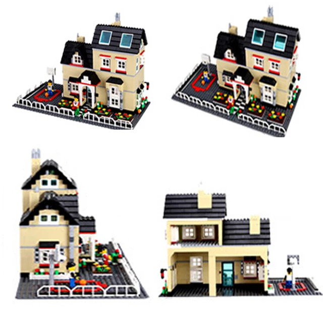 Baby Boys Villa House Lepin Building Architecture Blocks Toy For Baby Boys Villa House Lepin Building Architecture Blocks Toy For Children Diy Kids Educational Bricks