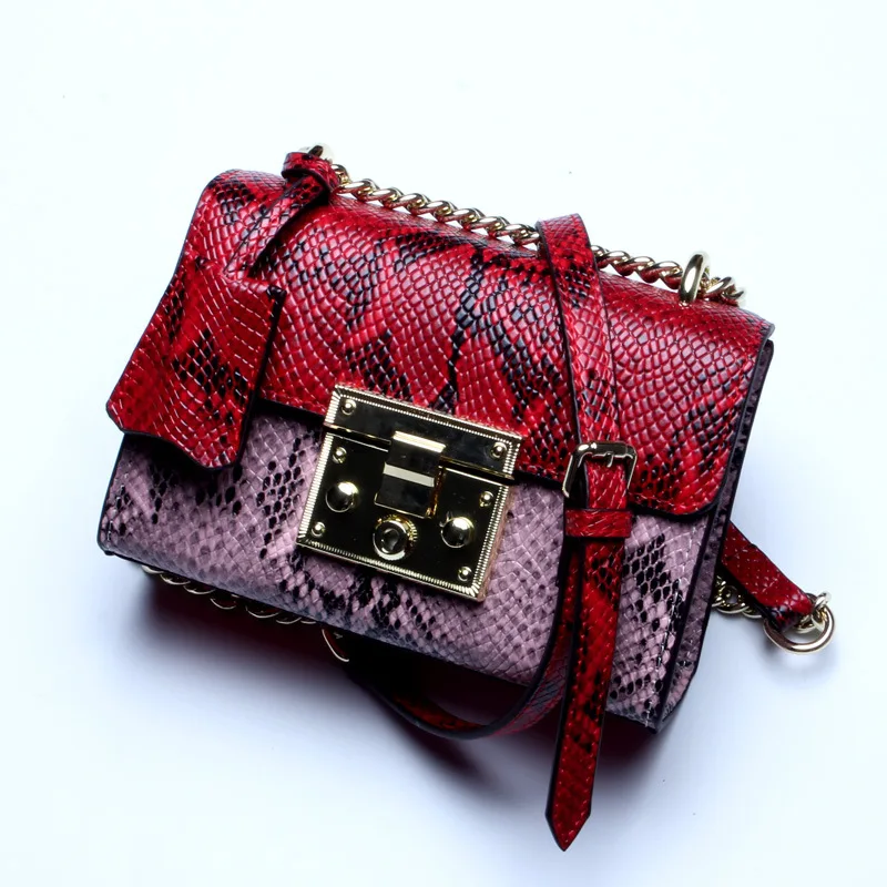XMESSUN женские сумки змеиные цепи чехол мессенджер сумки на плечо сумка через плечо сумки на короткой ручке с крышкой дамская сумка