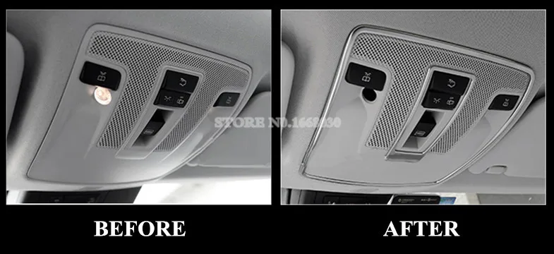 Внутренняя лампа для чтения света Крышка отделка 2 шт. для Benz CLA C117 X117 W117 2013