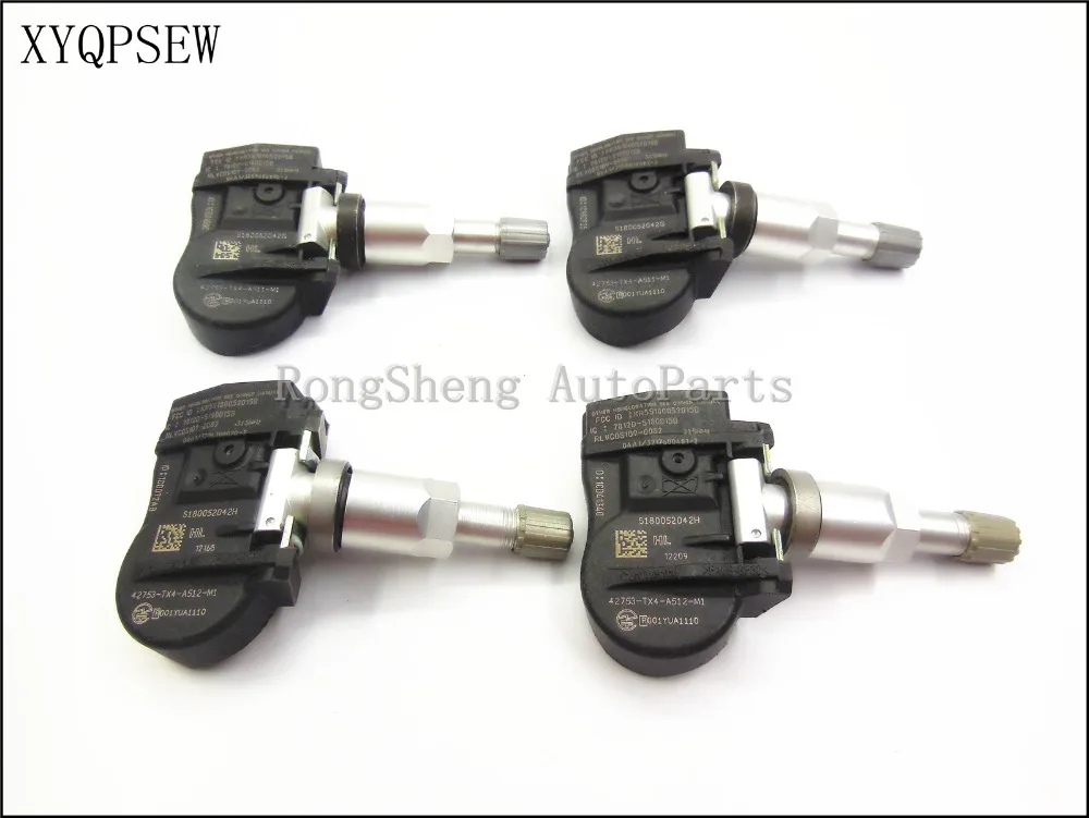 XYQPSEW 4 шт. для датчиков давления воздуха в шинах Honda Acura OEM TPMS 42753 TX4 A512 M1 набор из