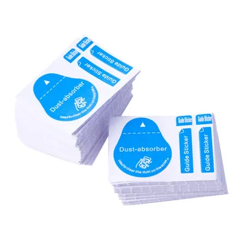 200pcs Cellulare Schermo del Tablet Polvere Assorbitore LCD Guida Protector De-polvere Sticker