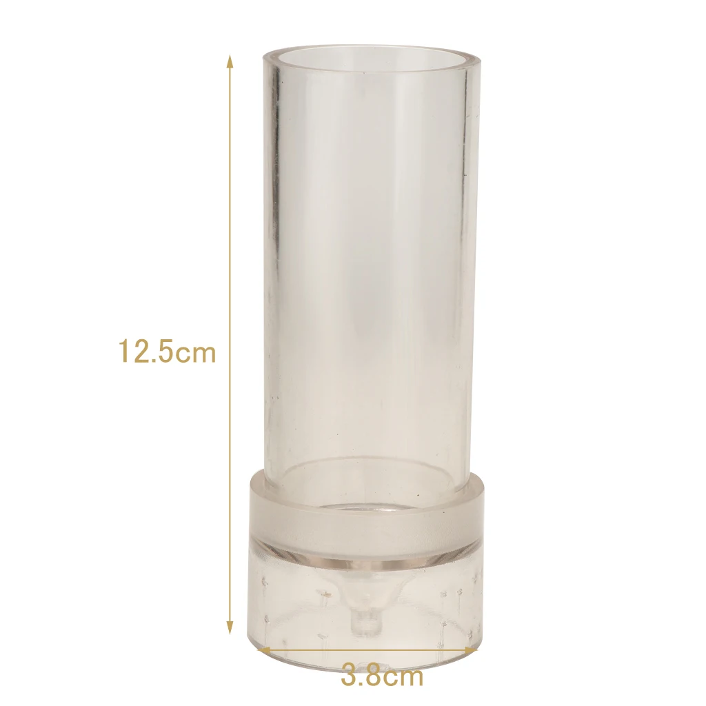 DIY Candle Mold Spire Cylinder Plastic Mould  High Temperature Resistance for Candle Making Craft Stencil Handmade Soap Mold