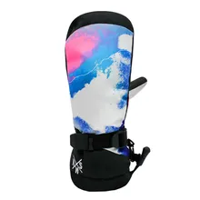 SIMAINING зимние сноубордические перчатки дл пар супер теплые водонепроницаемые лыжные перчатки для мальчиков и девочек, лыжные и сноубордические перчатки для мужчин и женщин