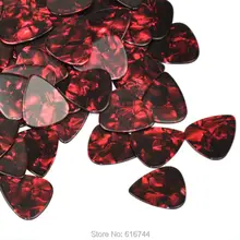 Viele 50 stücke Ultra Schwere 1,5mm Celluloid Plektren Plektren Rot Perle Neue