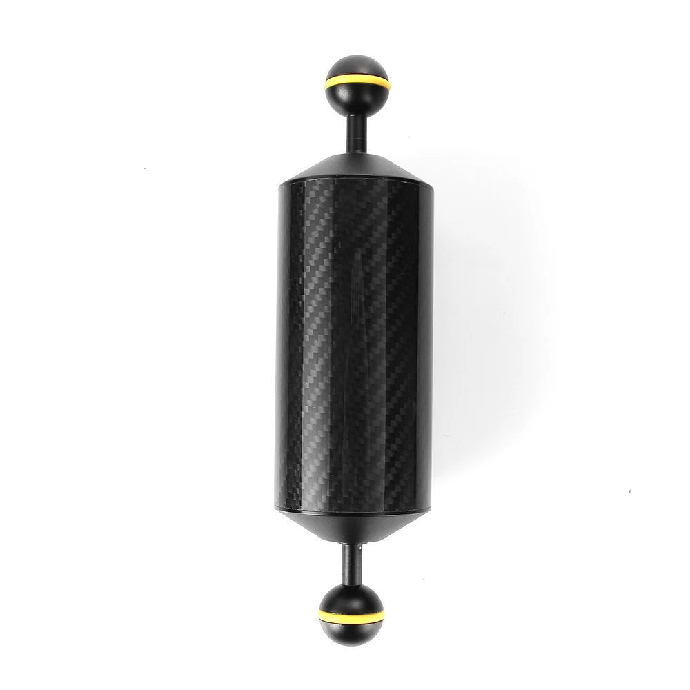 Prix pour 225mm 8.9 "En Fiber De Carbone Flotteur Flottabilité Aquatiques Bras Double Ballon Plongée Caméra Plateau Prix pour 225mm 8.9 "En Fiber De Carbone Flotteur Flottabilité Aquatiques Bras Double Ballon Plongée Caméra Plateau
